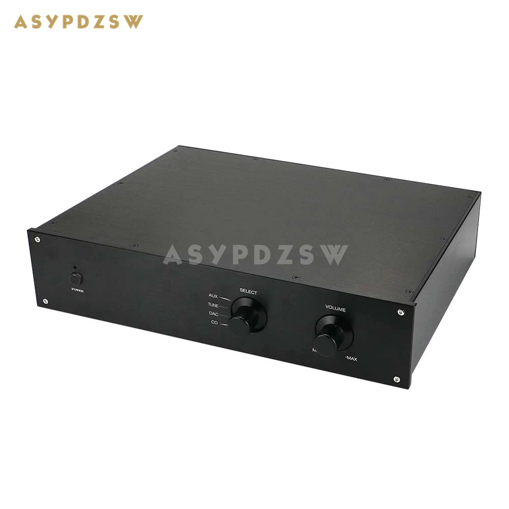 

WA19 BLACK Aluminum enclosure Preamplifier chassis Power amplifier case/box size 312*425*90