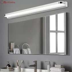 LED Mirror Headlight Bathroom Vanity Mirror Light Modern Simple Toilet Mirror Cabinet Mirror Front Wall Light Room Wall Lamp