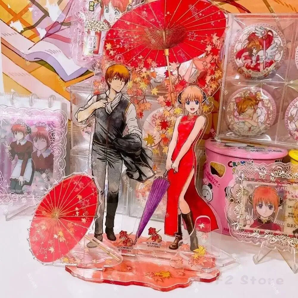 

Акриловая фигурка-стенд Gintama Game Kagura: Мультяшная серия, аниме-декор для рабочего стола, модель для косплея