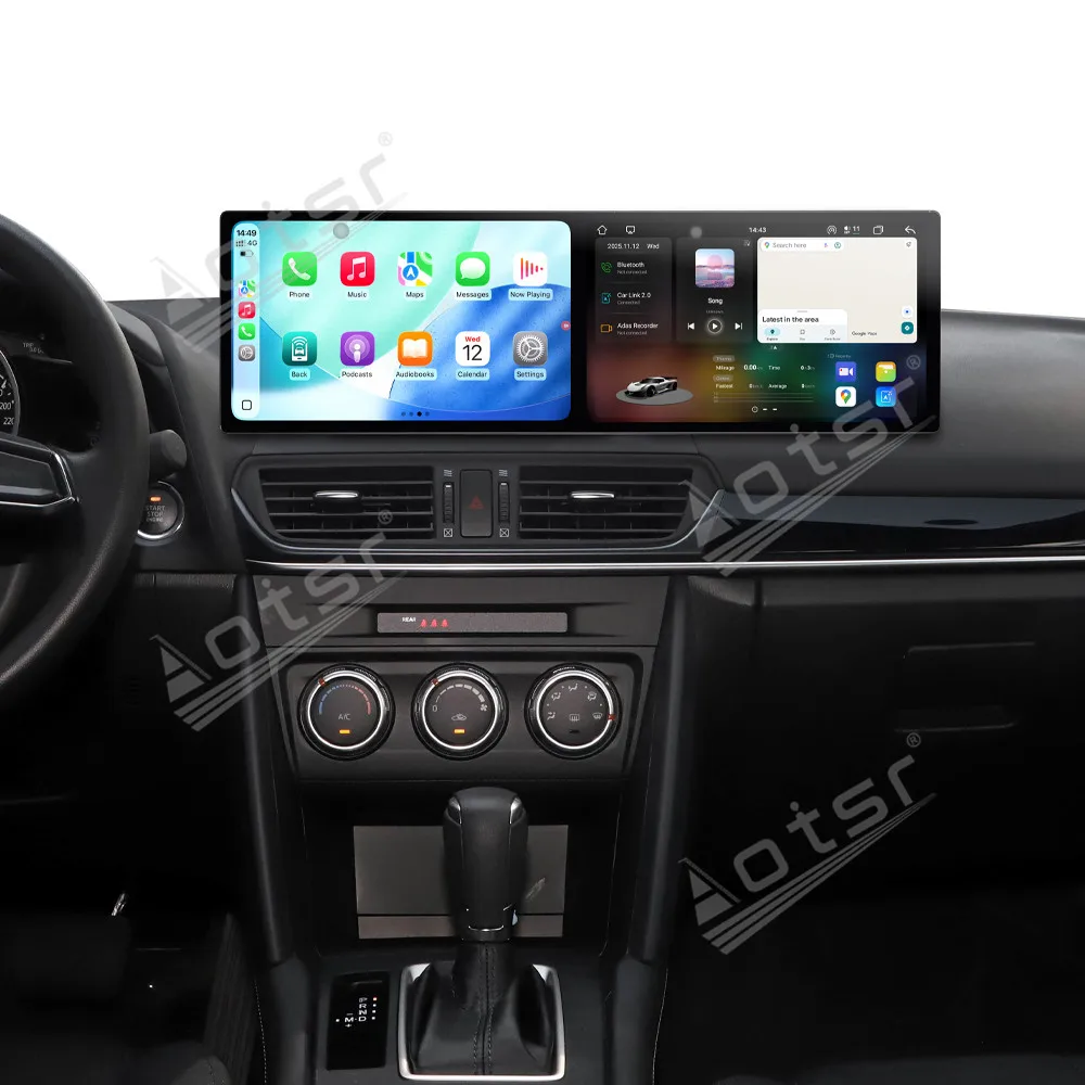 أندرويد 15 المزدوج 10.1 بوصة شاشة راديو السيارة مع Carplay نظام تحديد المواقع والملاحة لمازدا CX-4 2016-2021 الوسائط المتعددة رئيس وحدة ملحق #6