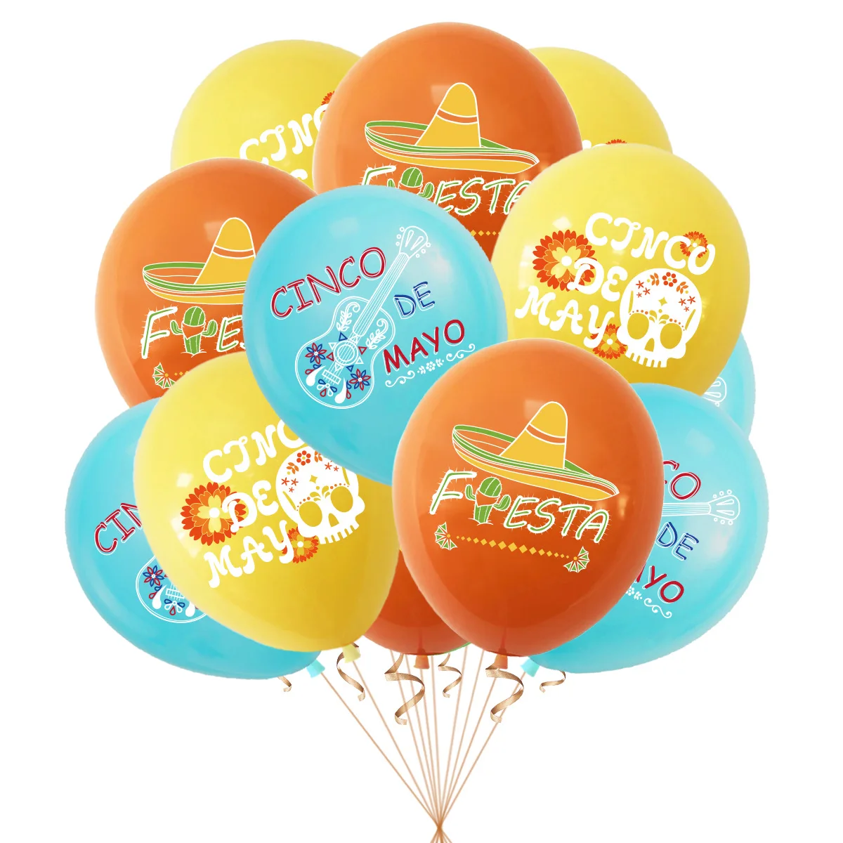 Mexican Mardi Gras Party Decoration, Day of the Dead Balloon, Mexico Balloon, Cinco De Mayo,Festa Balloon