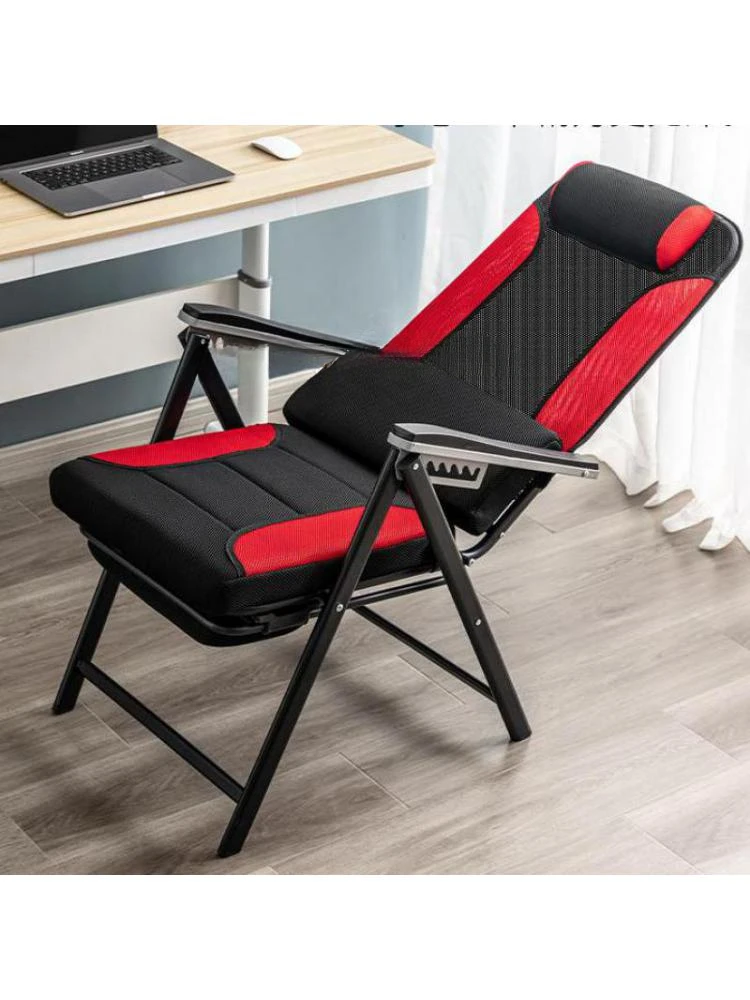 

Folding Computer Lunch Break Backrest Gaming Waist Guard Sedentary Reclining Home Boss Chair Ergonomic Office Chair