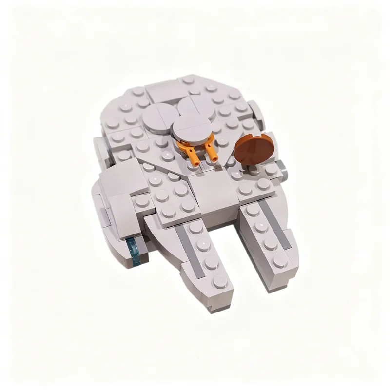 187 pièces MOC Petit modèle de bataille M Falcon Star Blocs de construction Jouets cadeaux de Noël Idée créative Éducation Briques Enfants