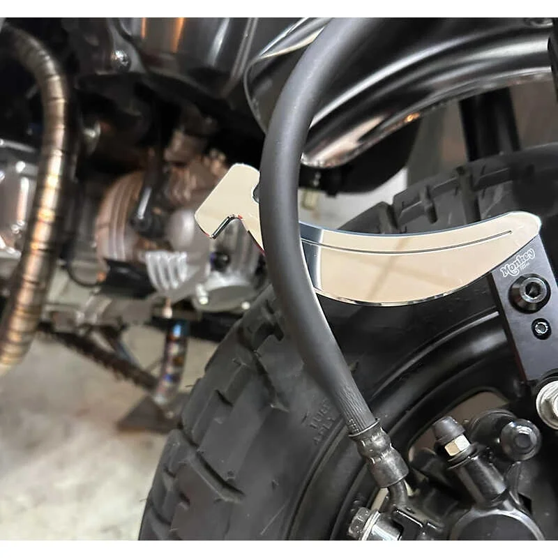  Monkey 125 Modification Throttle Cable Guard Brake Oil Line Protection Dirt Resistant Banana Accessories Aluminum Alloy view 4