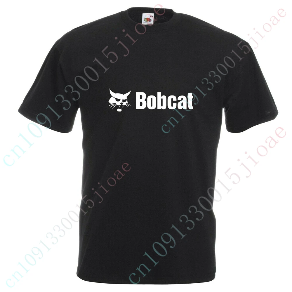 Bobcat Oversized T-shirt Unisex Clothing Harajuku Short Sleeve Top Casual T-shirts Anime T Shirt For Men Women Custom Logo