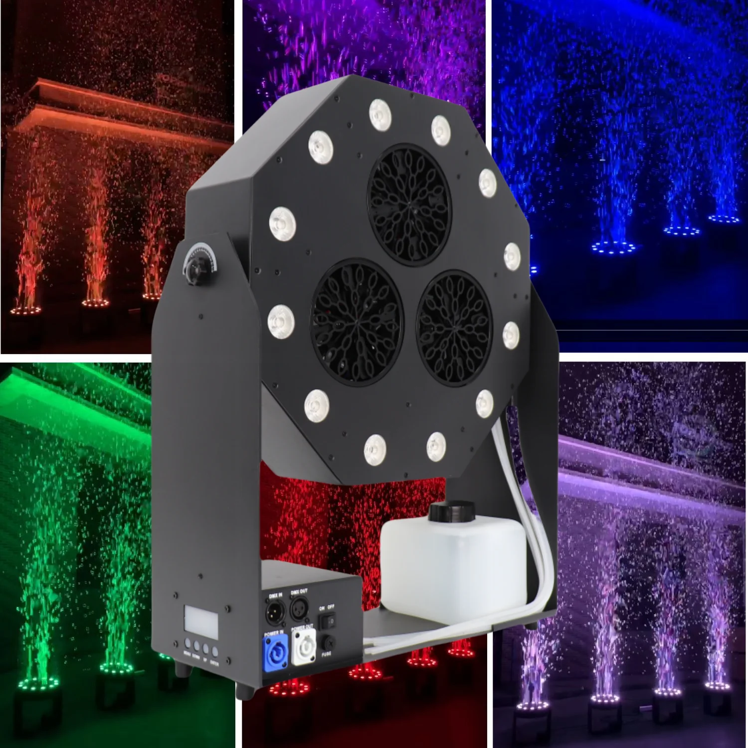 

120W LED Bubble Machine Stage LED Bubble Machine Stage Lighting Special Effects Equipment