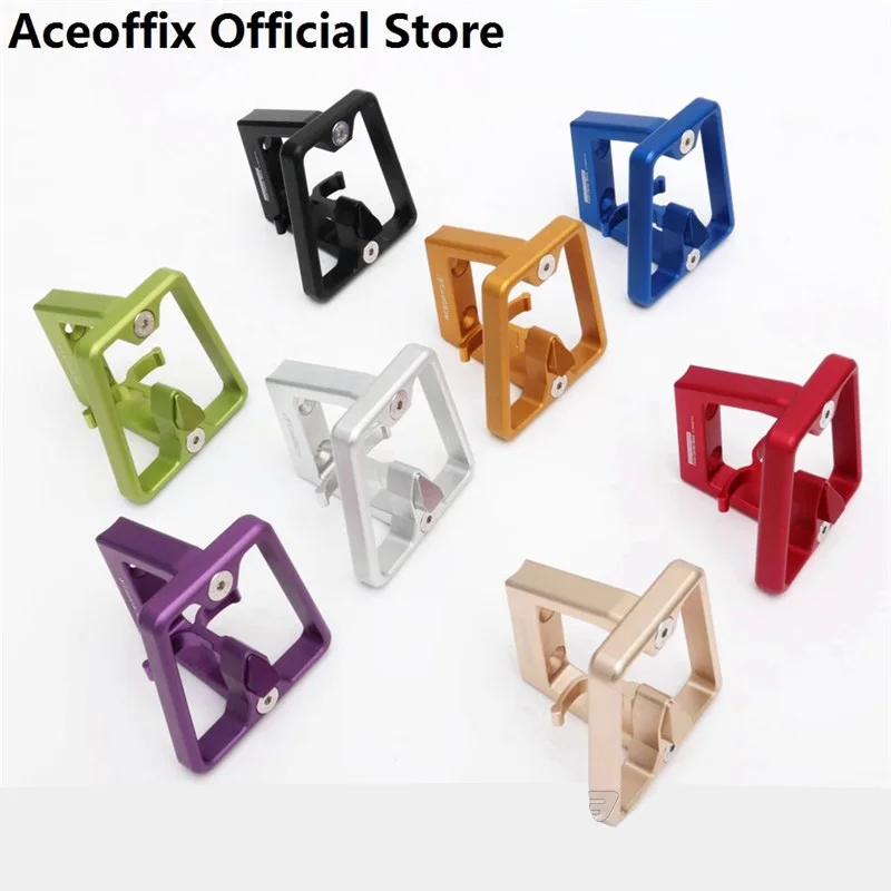 Aceoffix for Brompton Front Carrier Bag Carrier Block 73g Ultra light Aluminum Alloy New CB-02 Upgrade Universal Accessories