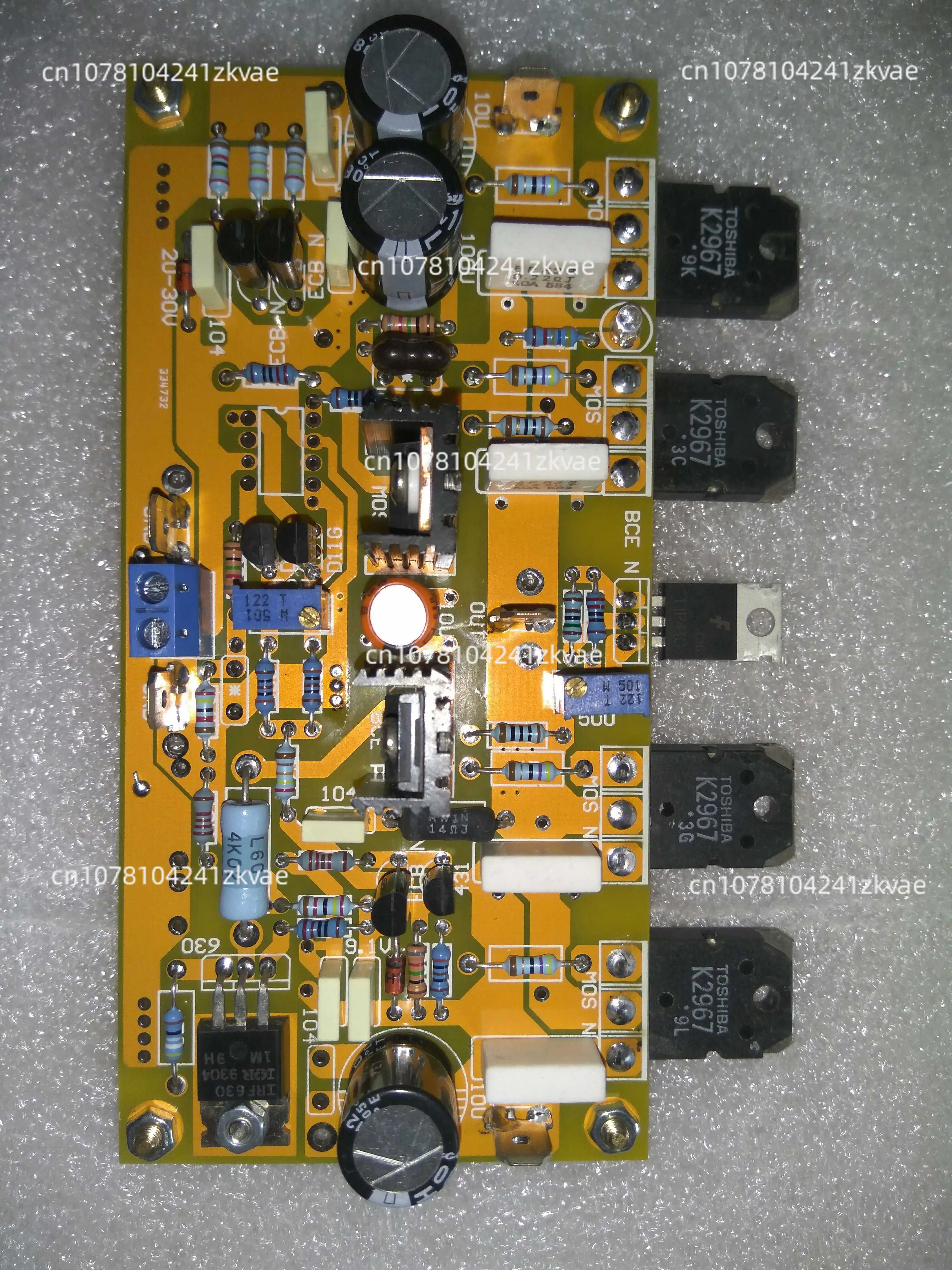 Field transistor input/output large current 2 parallel amplifier board kit (output transistor is 2SK2967)