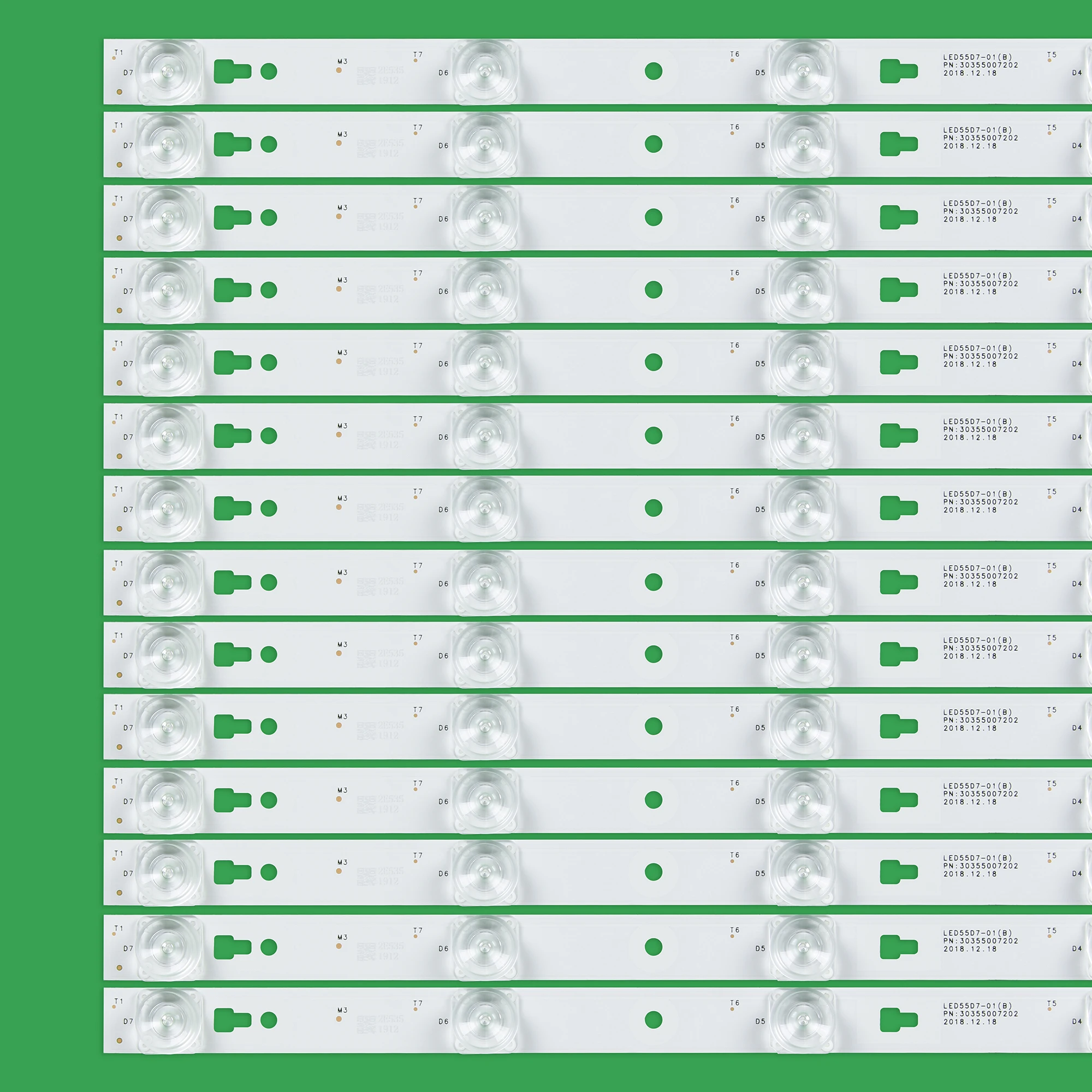 Strip lampu latar LED 7 LED baru 14 buah untuk Haier Ier ledledled55d07 LED55D7-01 A B 30355007202 A1 SH A1