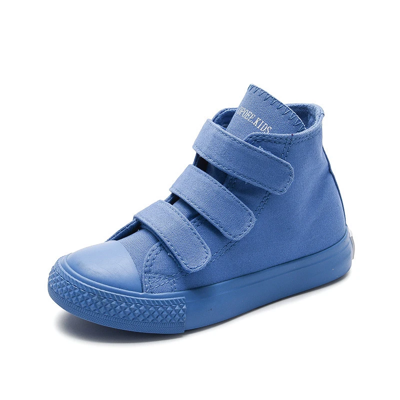 Children Canvas Shoes for Girls Sneakers High Top Boys New Spring Autumn Candy Color Kids Casual Shoes Footwear Sports Shoes