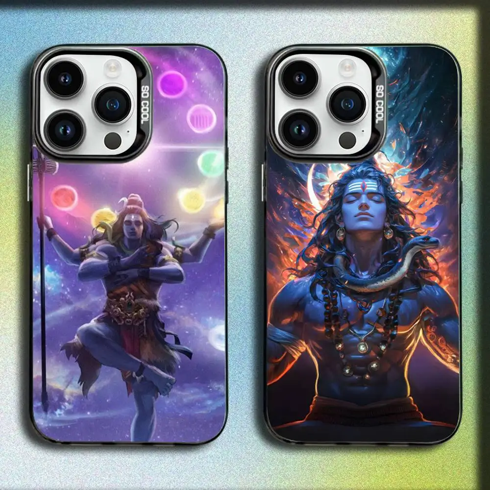 

Lord Shiva Hindu God Buddha Phone Case For iPhone 17,16,15,14,13,12,11,Pro,Max,Plus,E,SE4,Air,Mini Black IMD Box