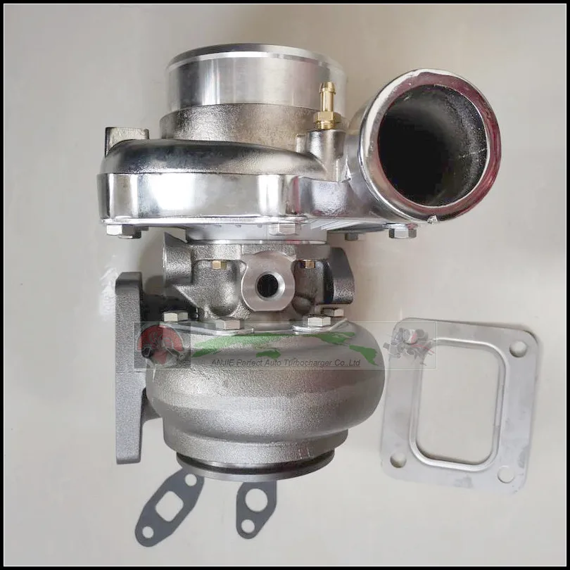 Turbocharger Turbo ** Water cooled ** T76 T4 Turbine: A/R 0.81 Comp: A/R 0.80 1000HP Turbo charger T4 flange V-Band with Gaskets