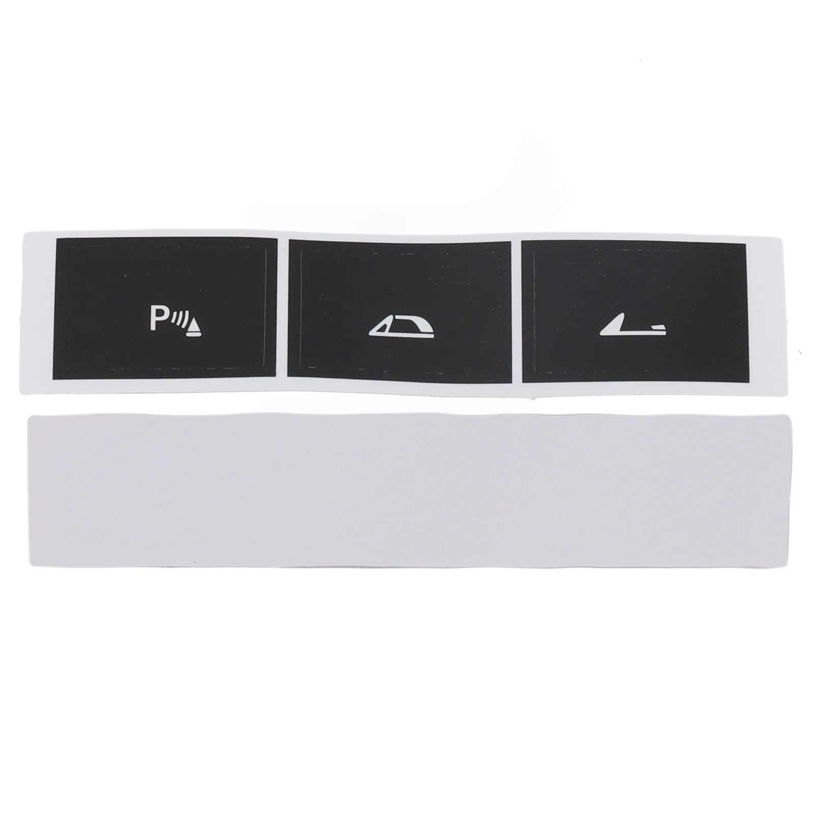 For BMW Z4 E89 2009-2016 Center Console Button Repair Decals Stickers Black Vinyl Overlay White Lettering Interior Switch Fix