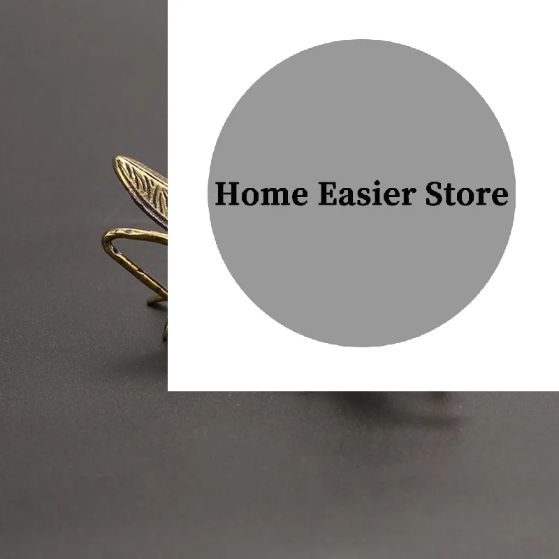 New Copper Mantis Miniature Ornament Vintage Flower Pot Decoration Decorative Craft Accessories Tea Pet Antique For Home