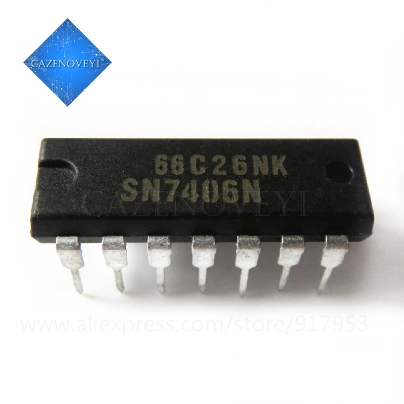 

5pcs/lot SN7406N SN7406 DIP-14 In Stock