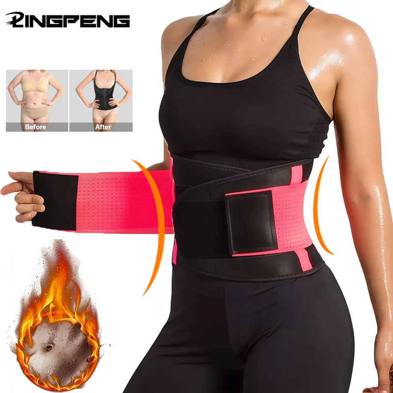 Fitnessgürtel Körperformer Taillentrainer Trimmer Korsett Taillengürtel Cincher Wrap Workout Shapewear Schlankheitsgürtel Plus