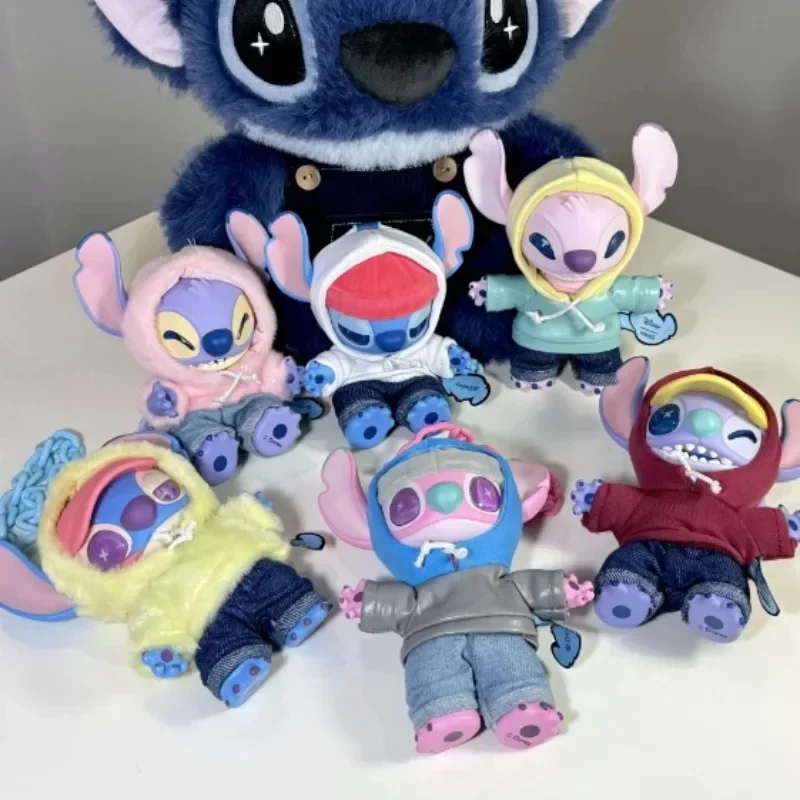 

Слепая коробка Disney 2025 Stitch Gen Z, уличная серия, слепая коробка, виниловая плюшевая настольная подвеска, уличная стежка, подарки-сюрпризы