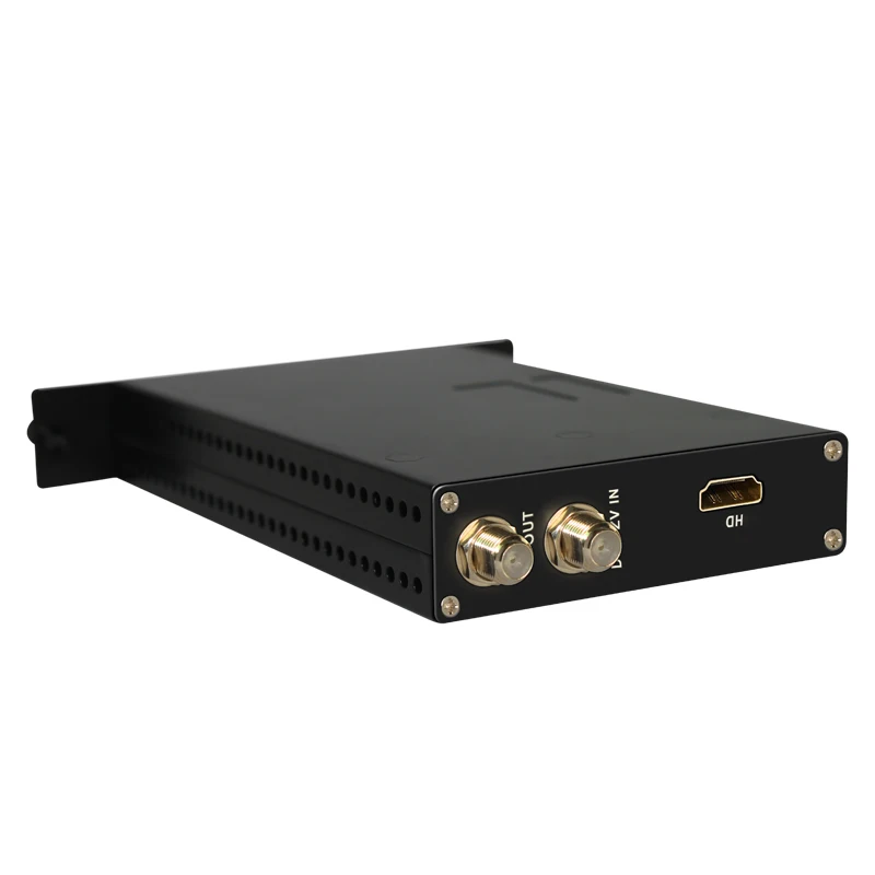 Modulateur HD Modulateur de codage haute définition monocanal Système TV d'hôtel Équipement frontal de télévision numérique HDMI vers DVBT