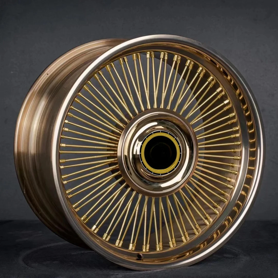 New Style Wire Spoke Rims Rims 17 18 19 20 21 22 23 24 Inch Wire Sopke Wheels 2 Piece Wheel