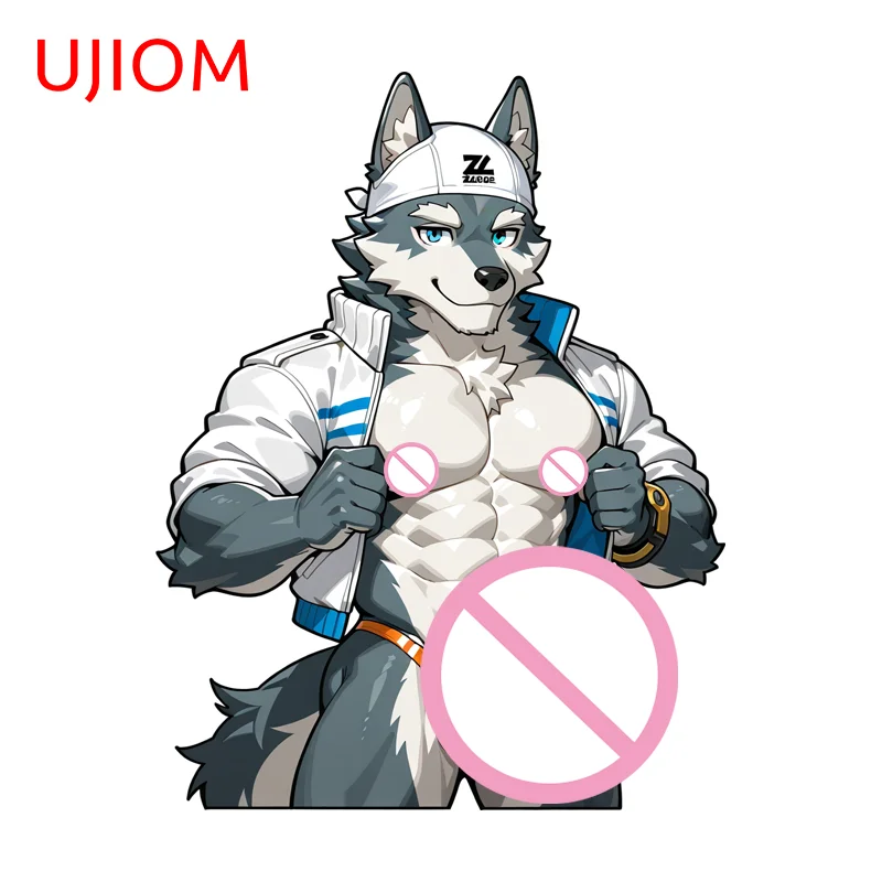 UJIOM Furry Without Censorship Wall Sticker Trunk Wardrobe Light Switch Waterproof Decal Delicate Adhesive Wallpapers Decor
