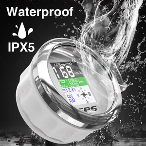 Hız göstergesi GPS - - antenli tekne, günlük deniz ortamı, dijital ekran, su geçirmez, voltmetre, 12V, 85mm, yat, araba, motor için uygun, Gps, aıs, marine'in en iyi 10 satışı-no. 3