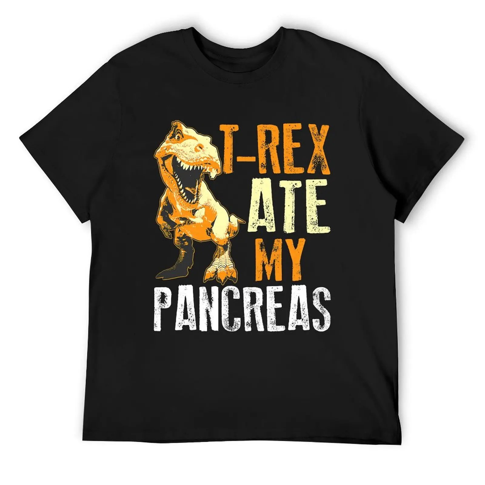 T-Rex Ate My Pancreas Diabetes T-Shirt anime tshirt quick drying man t shirt shirts graphic tee mens designer t shirt