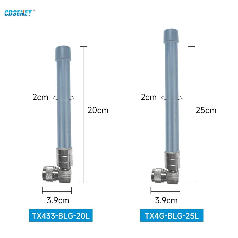 433MHz 4G Fiberglass Antenna CDSENET TX433-BLG-20L 4dbi TX4G-BLG-25L 5.5dbi N-J Omnidirectional Antenna Outdoor IP67 Waterproof