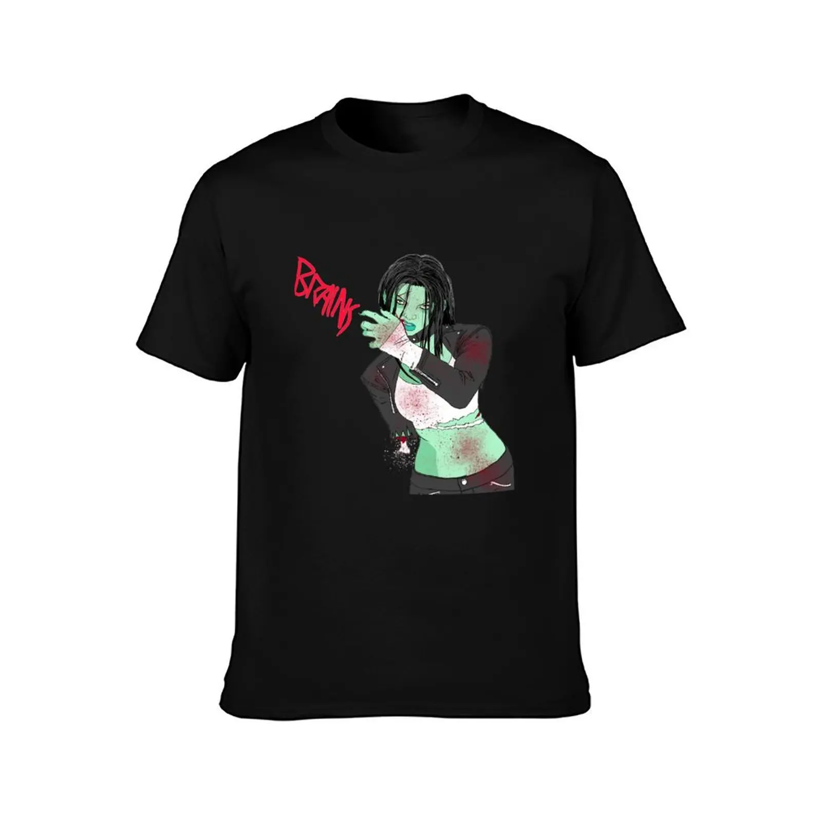 BRAINS T-Shirt Functional Casual Short Sleeve Tee