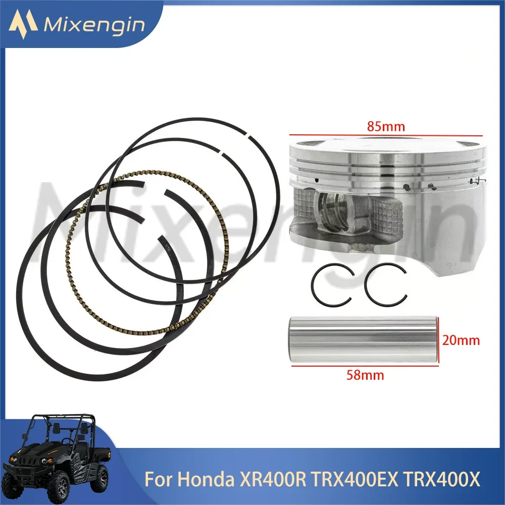 STD 85mm Motorcycle Engine Parts High Quality Piston Rebuild Kit For 1996-2014 Honda XR400R TRX400EX TRX400X TRX400 PSI-HO-9614