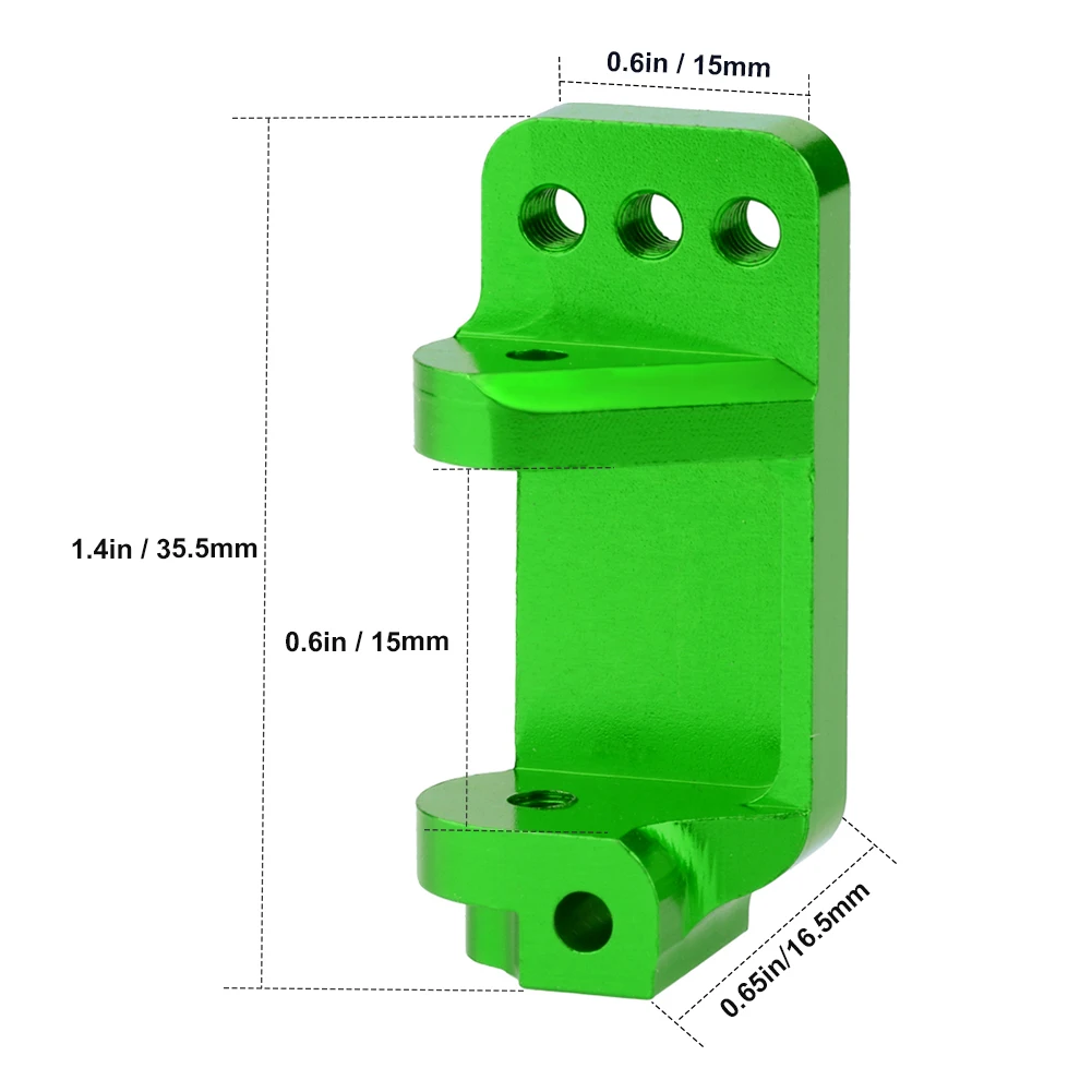 HobbyPark Caster Blocks for 1/10 Traxxas 2WD Slash Stampede Rustler Nitro Slash Replace 3632 Replacement Green