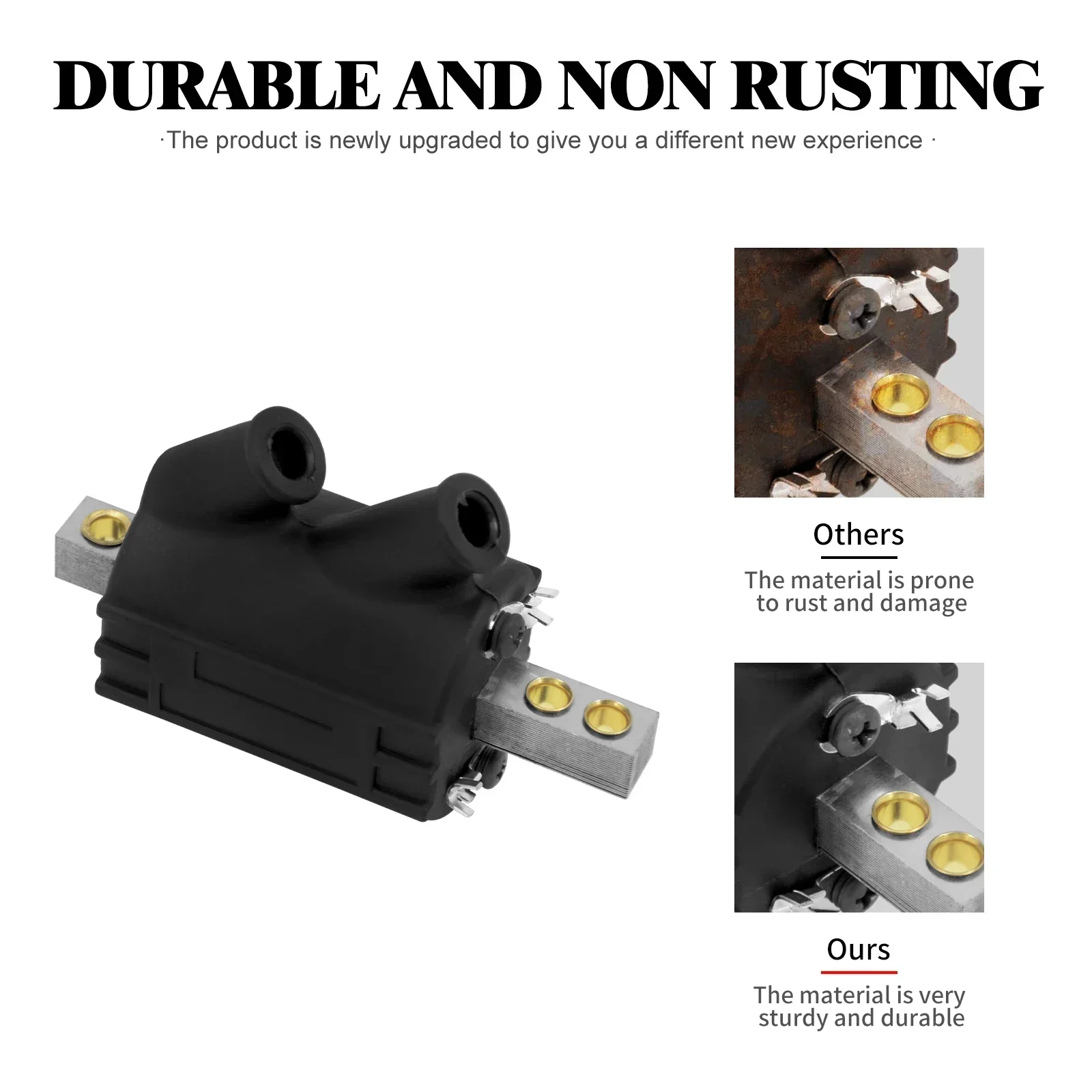 Motorcycle 3 Ohm /5 Ohm Ignition Coil Dual Fire 12V Output For Harley Big Twin 1970-98 Touring FLH Dyna Softail FXDL Sportster