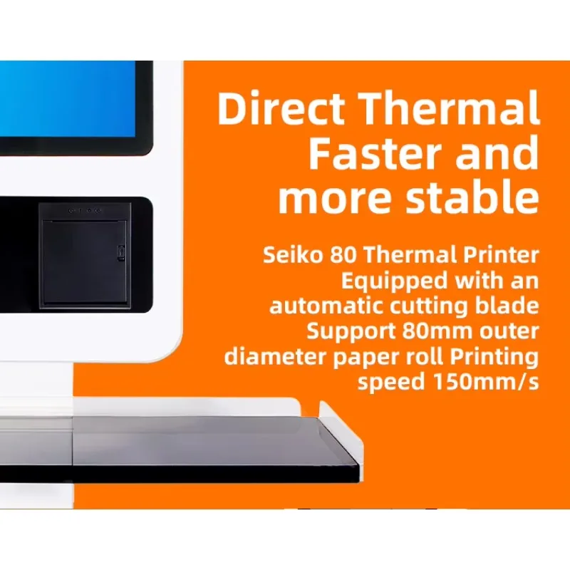 F3-ZS1 Restaurant Standing Touch Screen 8+128G Windows System Bestellen NFC QR Zahlung Self-Service Kiosk