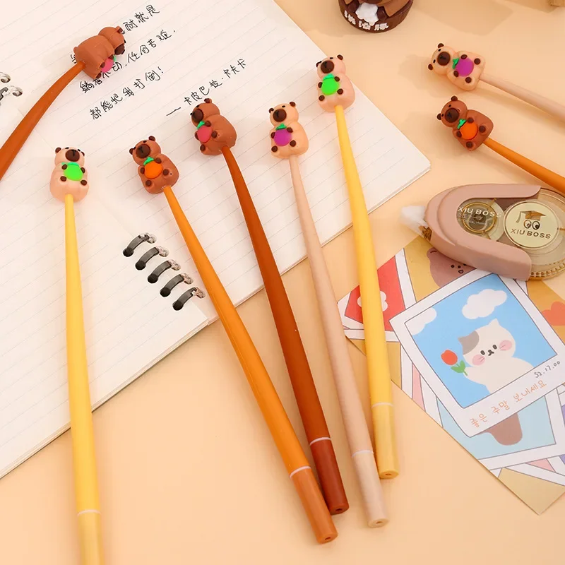 12 Pcs Wholesale New Cartoon Style Rocking Music Gel Pens, High-value Gift , Student Prize, Creative Stationery