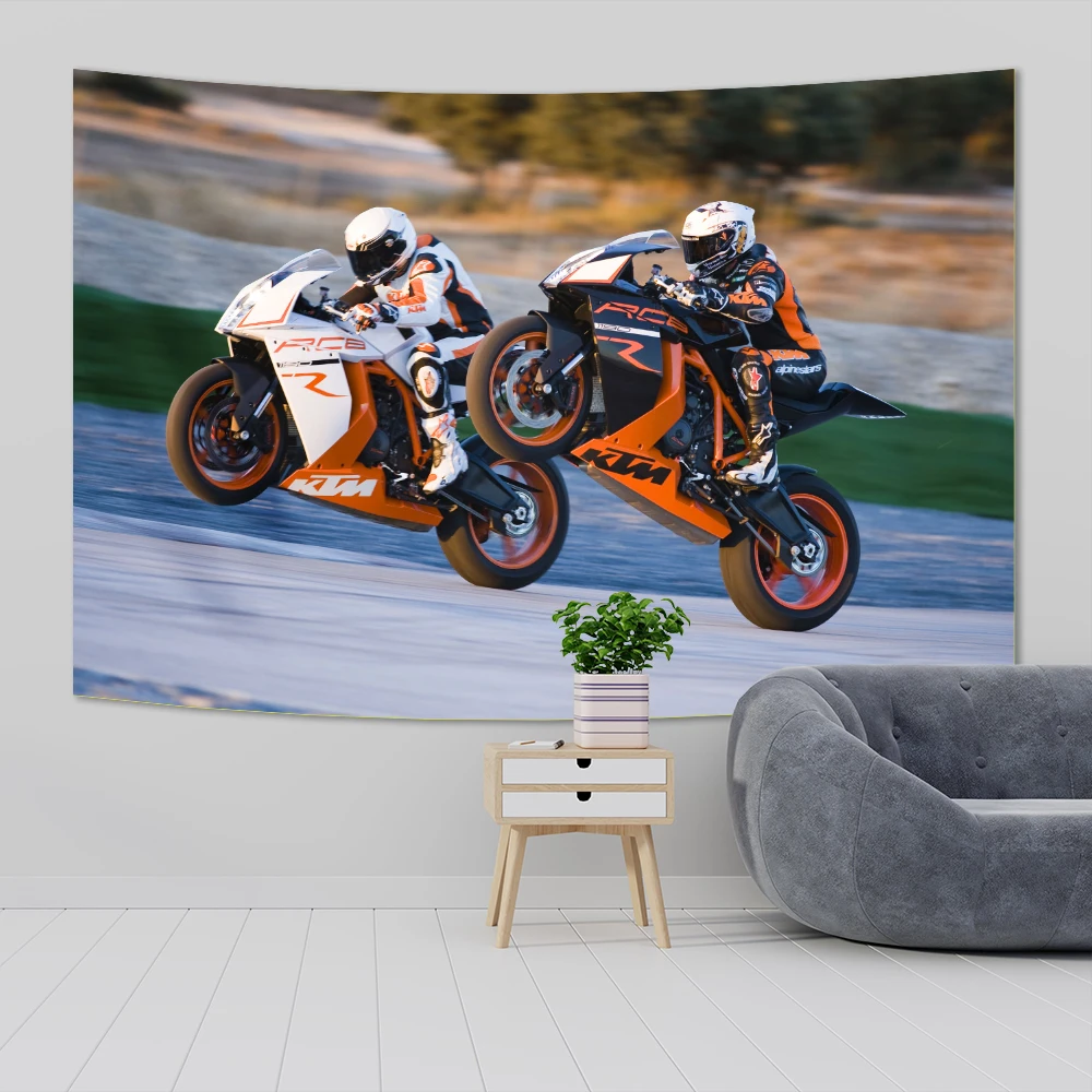 

Yamahas Motorcycle Tapestry Home Dorm Decoration Banners Bedroom Living Room Wall Hanging Background Cloth