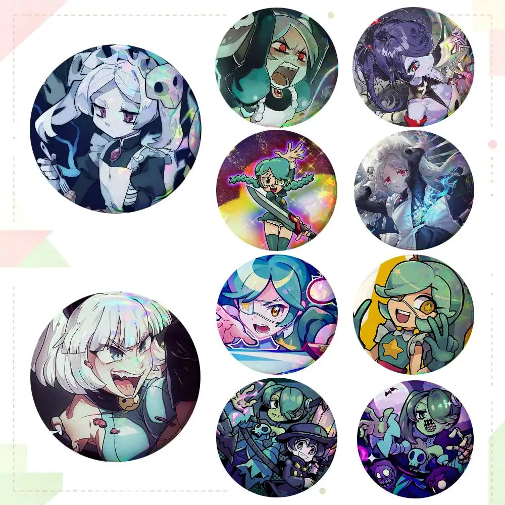 Game Skullgirls Round Badges Can Be Used To Decorate Clothes And Backpack Pins