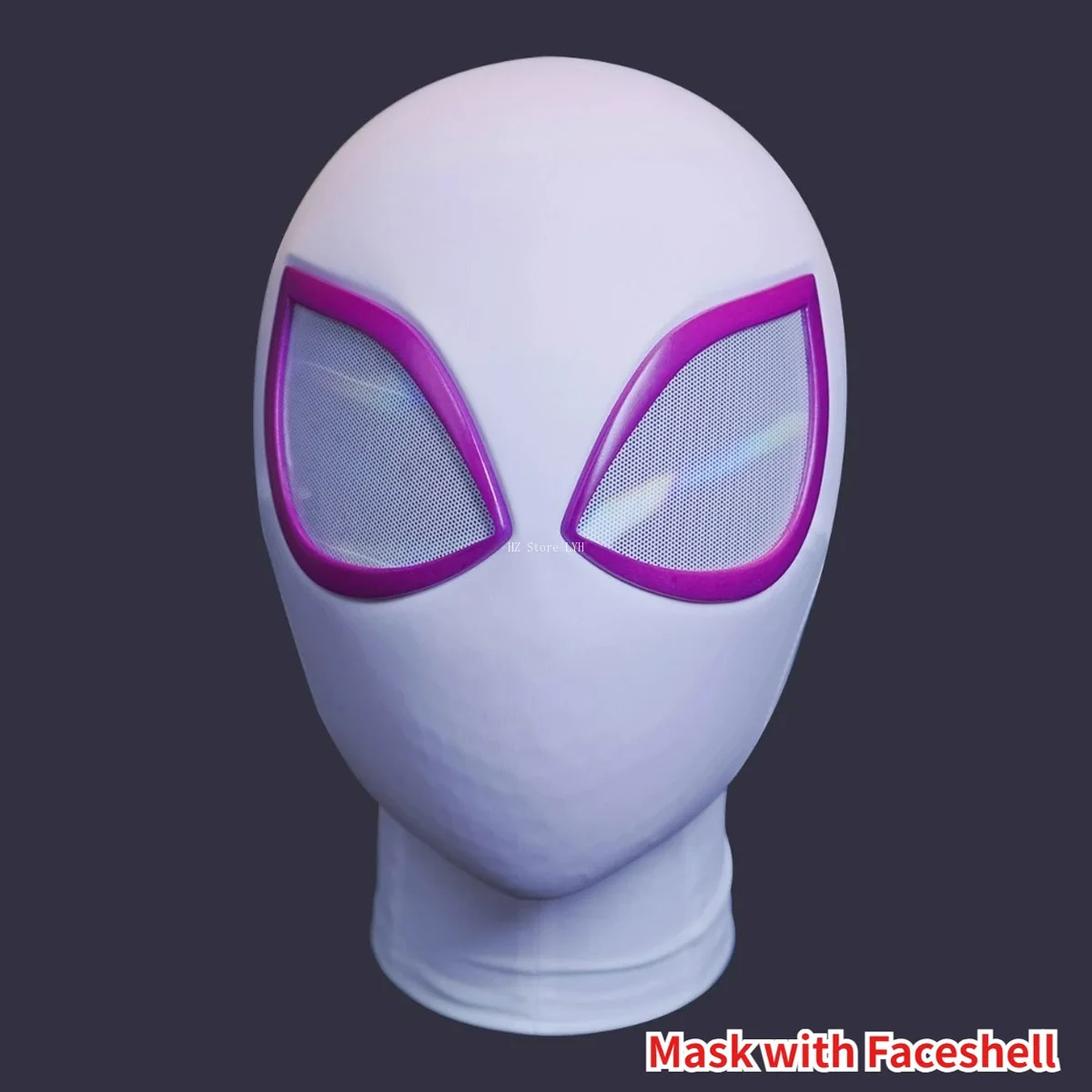 DIY Faceshell Masker Stof Visuele Magnetische Ogen Accessoires voor Gwen Spiderman Masker Animatie Versie Cosplay Masker Prop Replica