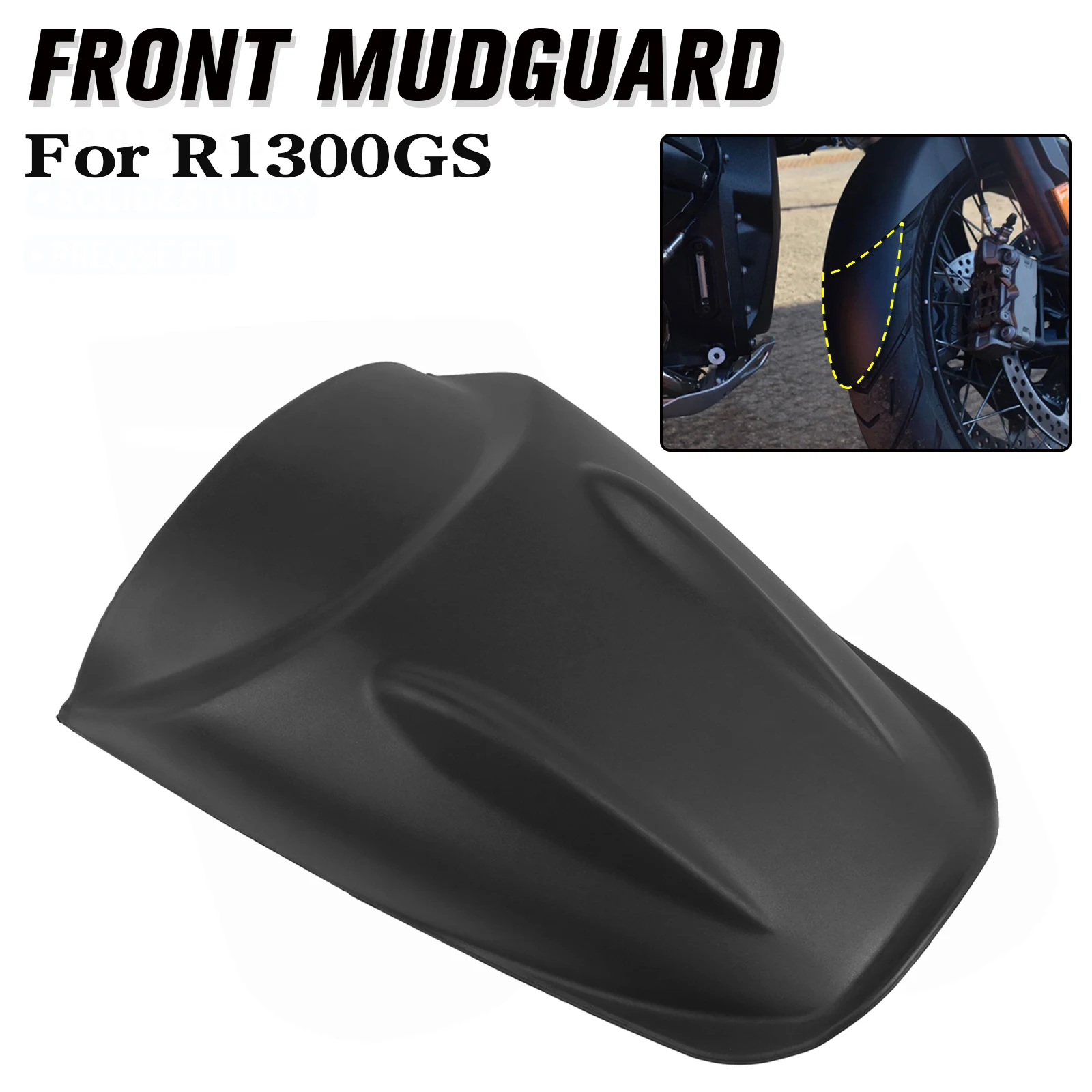 For BMW R1300GS R 1300 GS R1300 GS 2023 2024 Front Wheel Mudguards Splash Guard Cover Motorcycle Extension Fender Accessories