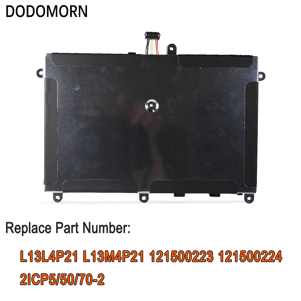 Dodomorn แบตเตอรี่ L13L4P21แล็ปท็อปสำหรับ Lenovo IdeaPad YOGA 2332 20332 20428 2 11เปลี่ยนชิ้นส่วน L13M4P21 121500223 121500224 34Wh