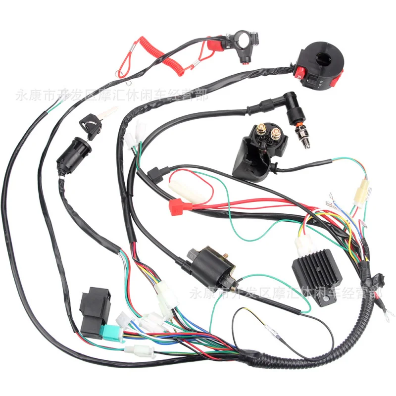 

Scrambling motorcycleATVAtv Accessories 50-110CCEmergency Flame Extinguisher Switch Entire Vehicle Line Wiring Harness Ignition