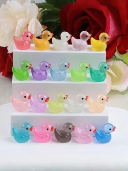 क्रॉक्स के लिए 16 पीस ग्लोइंग डक शू चार्म्स, ABS 3D डक्स के साथ डिटैचेबल DIY एक्सेसरीज़, सभी उम्र के लिए क्रिसमस ग्रेजुएशन गिफ्ट 6 best sales क्रॉक्स गिबिट्स - №4