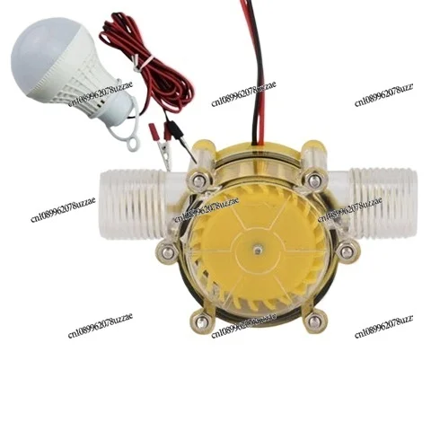 12 فولت مع مولد هيدروليكي منظم تيار مستمر عجلة مياه منزلية صغيرة لتقوم بها بنفسك خط أنابيب مغناطيسي دائم بدون فرش #2