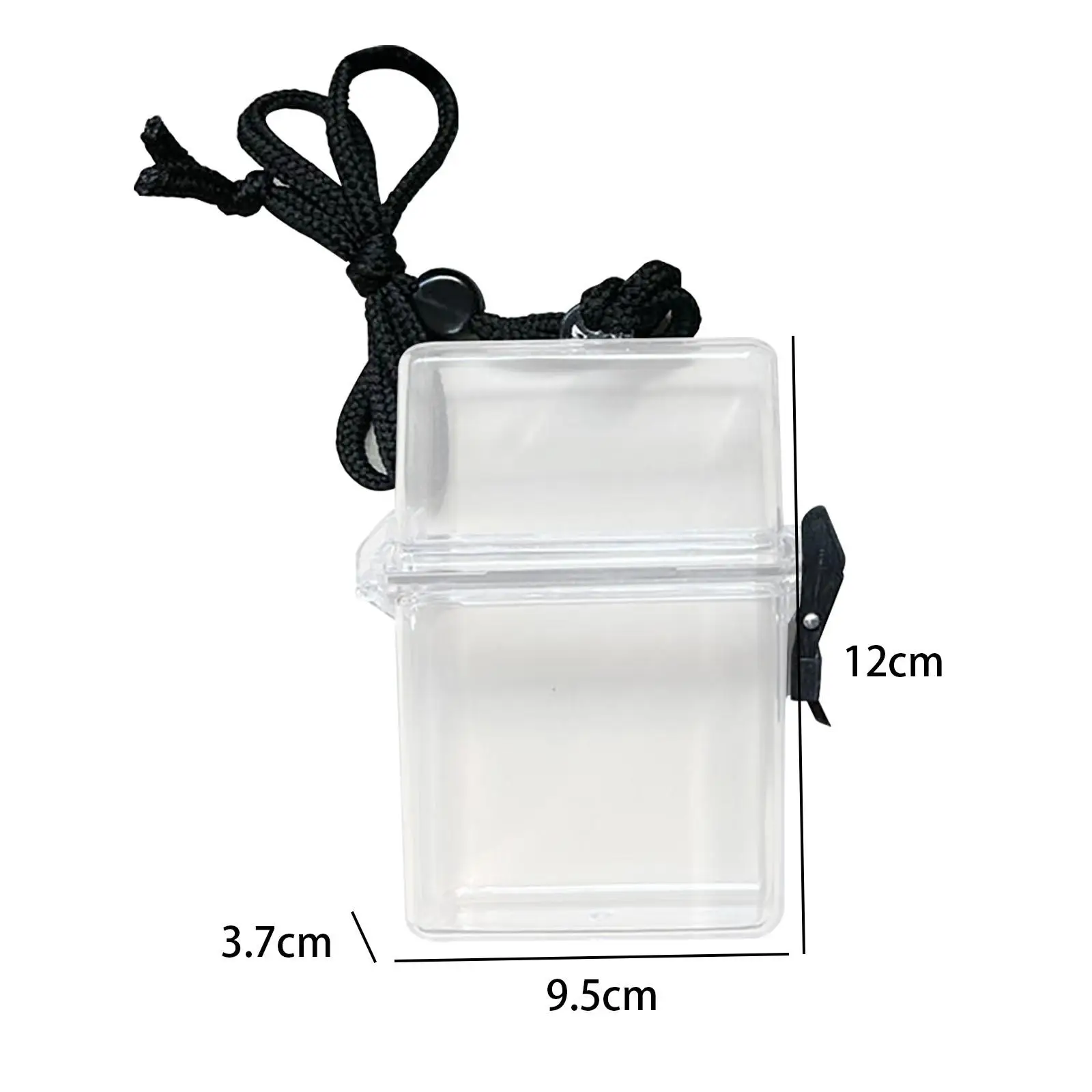 2x Diving Sealing Dry Storage Boxes with Hanging Rope Portable Floating Diving Boxes for Kayaking Canoe Fishing Sailing Boating