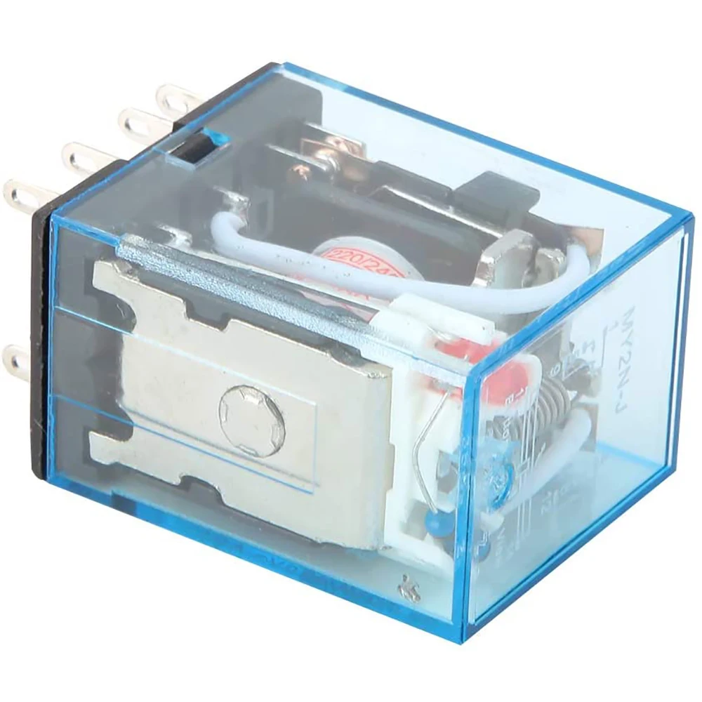 8 Pin 240V DPDT Relay Strong Conductivity Silver Contact High Purity Copper Coil with Mechanical Life of 80 Million
