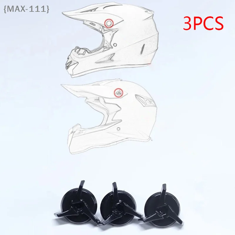 

【F2-MAX111】Off-road Helmet Special Screw For Sun Visor Fixing Plastic Screw Universal Plastic Screw Off-road Helmet Screw