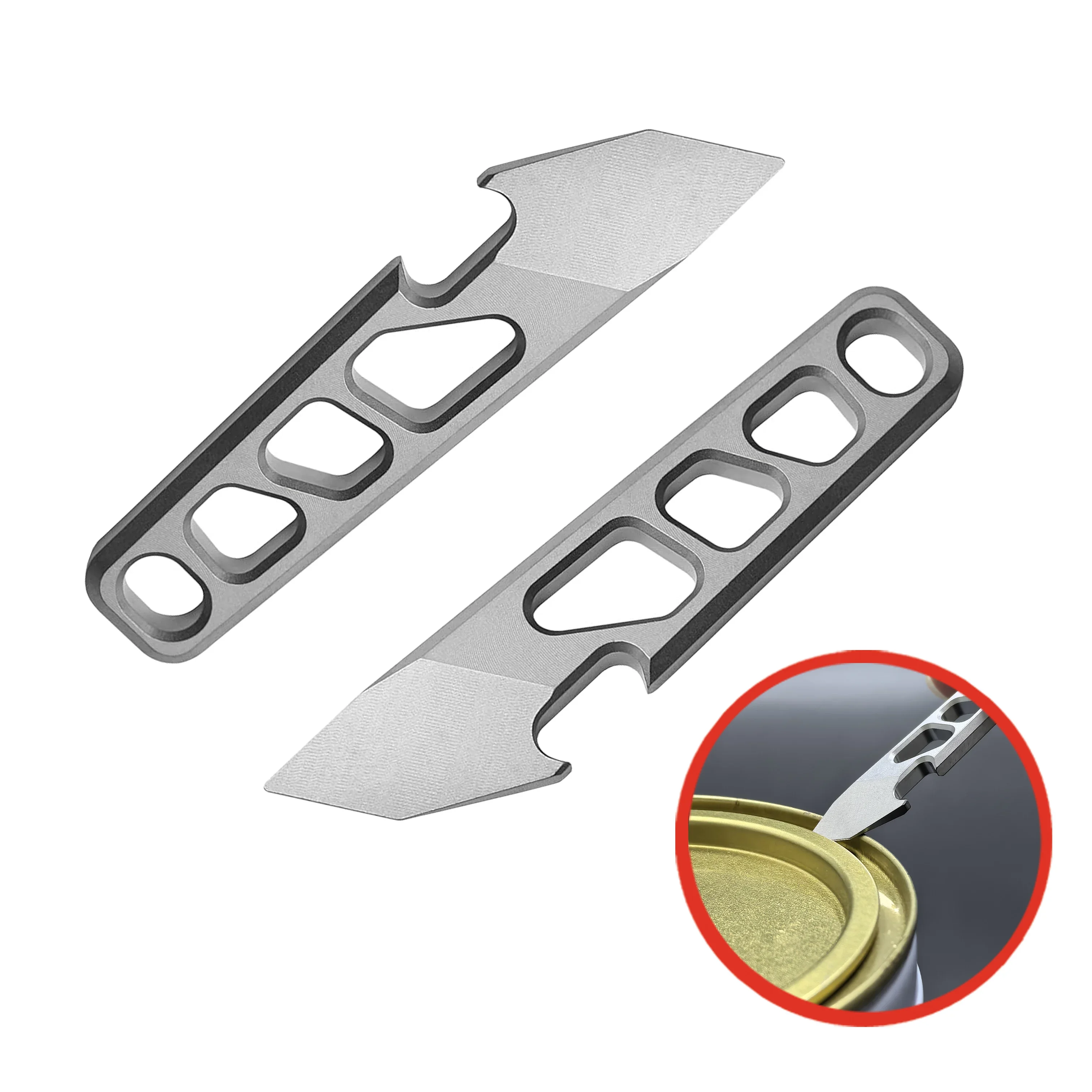 

Mini titanium alloy pry bar multifunctional portable rod bottle opener KEYCHAIN pendant cutting tool