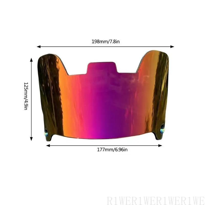 

R1WE Youth Football Eye Shield Clear Cysors с анти туман