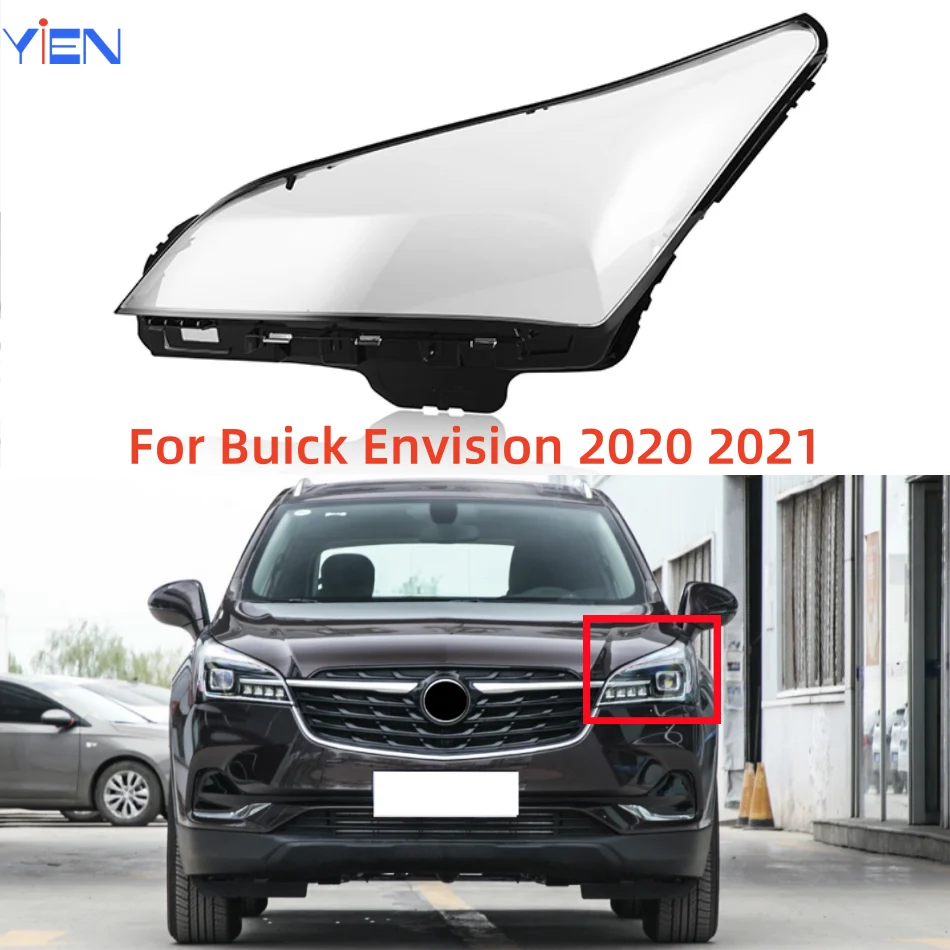 

Для Buick Envision 2020 2021, крышка передней фары, корпус фары, прозрачный абажур, линза из плексигласа