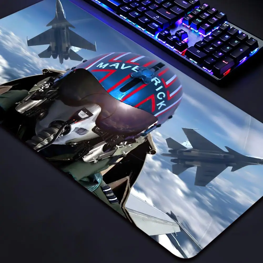 

Top Gun Maverick Pc Gaming Mouse Pad Gamer Mausepad Desk Mat Gamers Accessories Rug Varmilo Mice Keyboards Computer Office