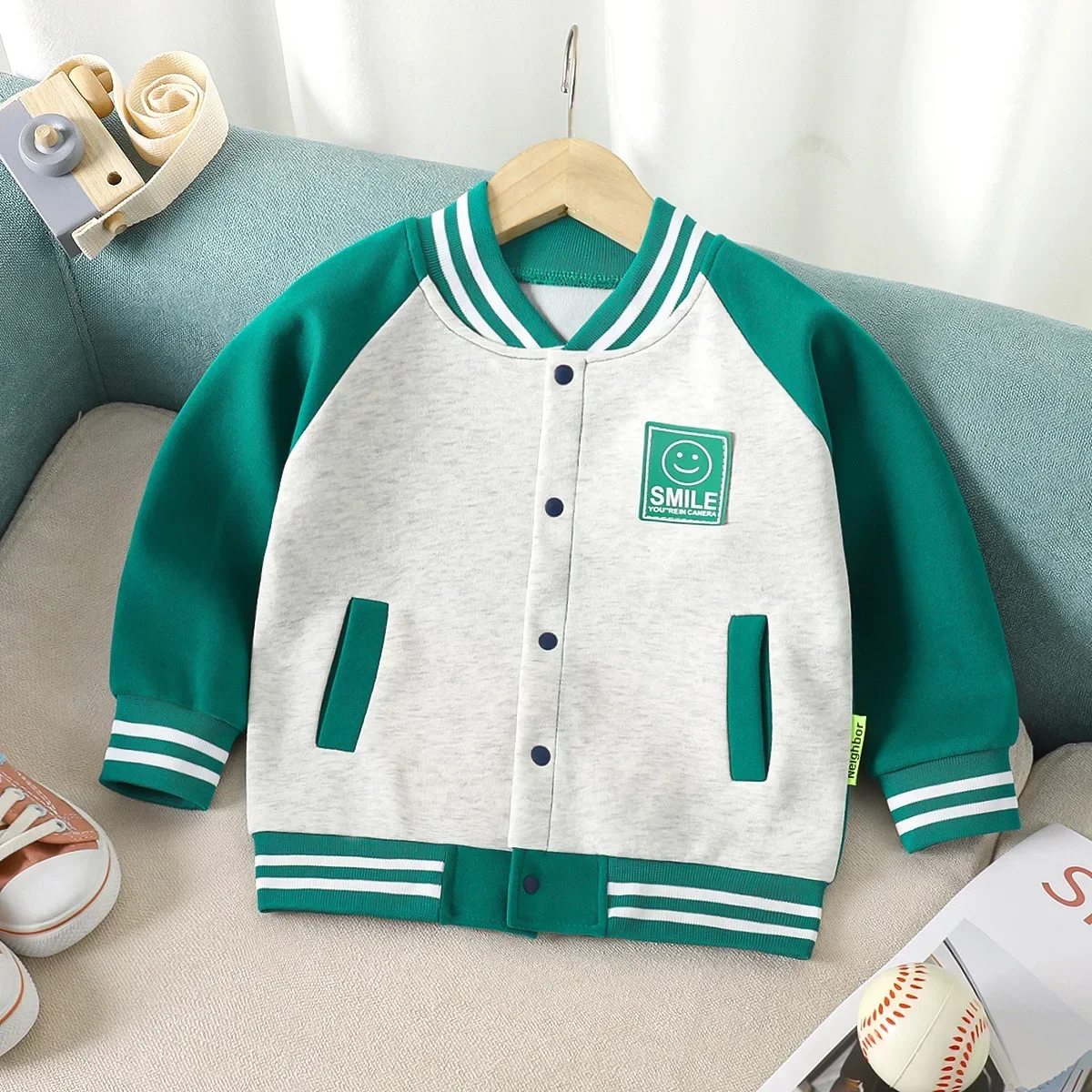 Boys Baseball Jacke… - image