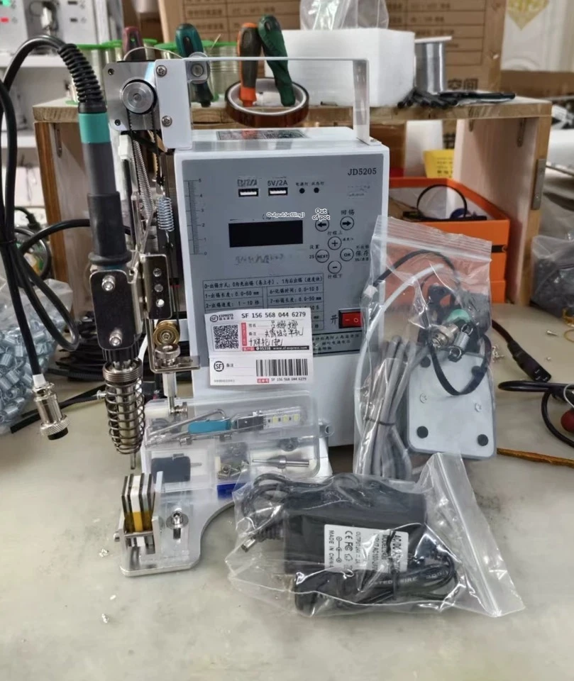 Small Welding Machine Semi-Auto,for PCB Switch LED Strip Wire,Aviation Plug Motor and Beads Soldering Equipment